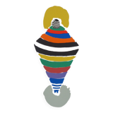 Sonia Delaunay: Top-dress, Rio - Signed lithograph