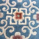 Paire de tapis anciens chinois laine fait main 70x147 cm