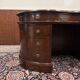 Classic English Kidney Shaped Chesterfield Desk
