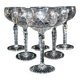 SAINT-LOUIS Balloon Wine Glass ROEMER in cut crystal star 1930 H14.5cm