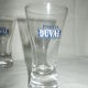 Lot 6 verres pastis duval bistrot publicitaire