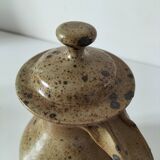 Pyrite stoneware ewer, potter's work, sculptural piece