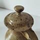 Pyrite stoneware ewer, potter's work, sculptural piece