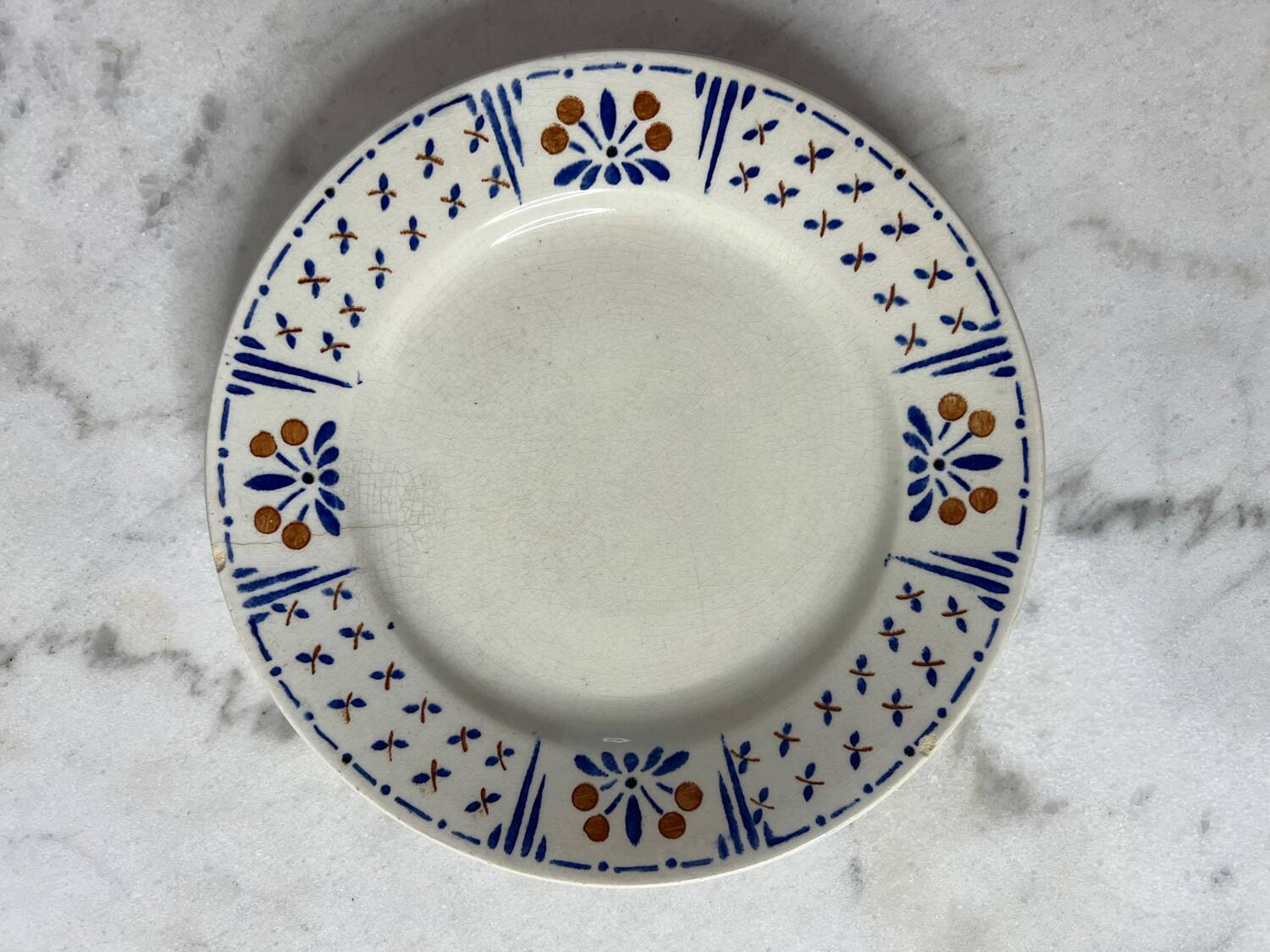 Lot de 4 assiettes GIEN