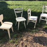 Set of mismatched chairs