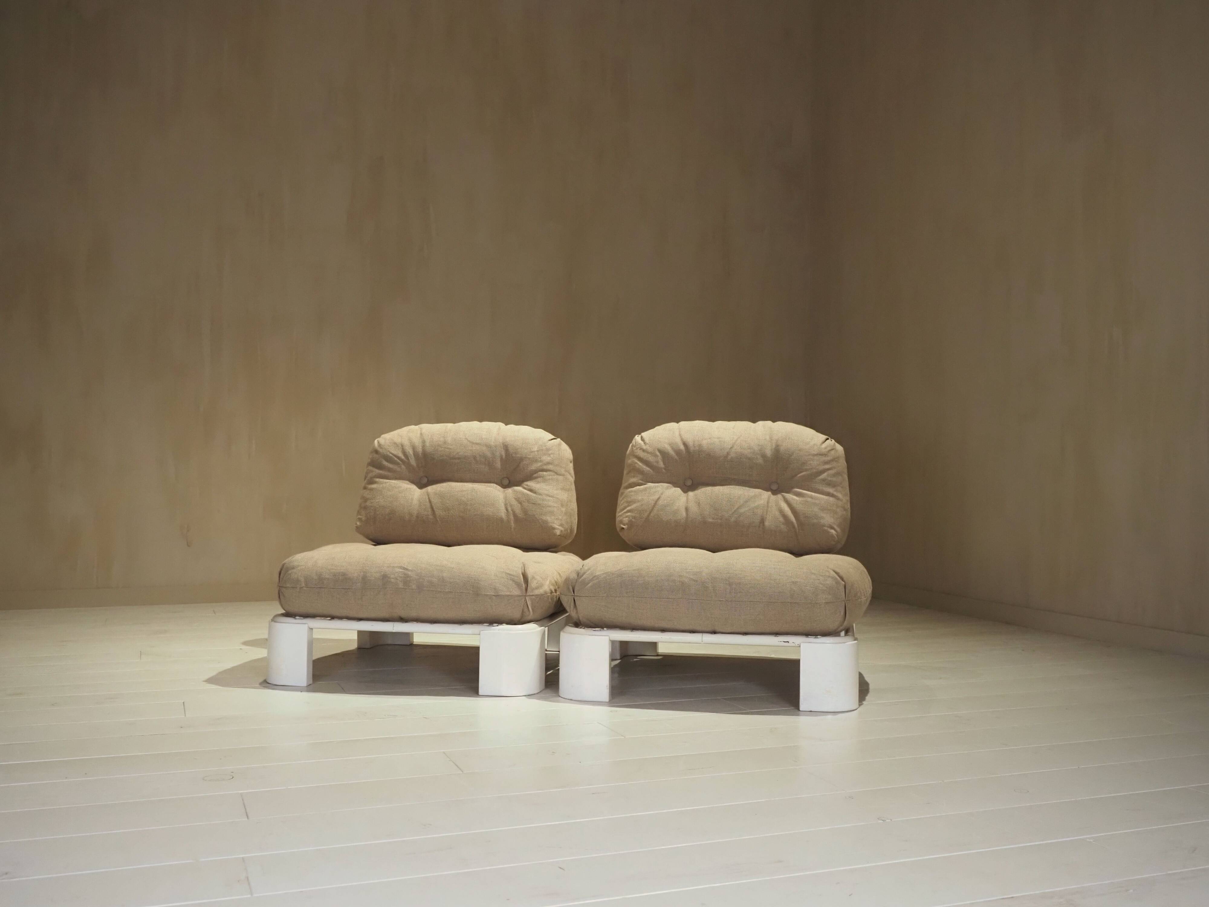 Pair of lounge chairs 'Klacken' by Carl-Henrik Spak