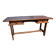 Bureau/table de ferme "brutaliste" chêne massif