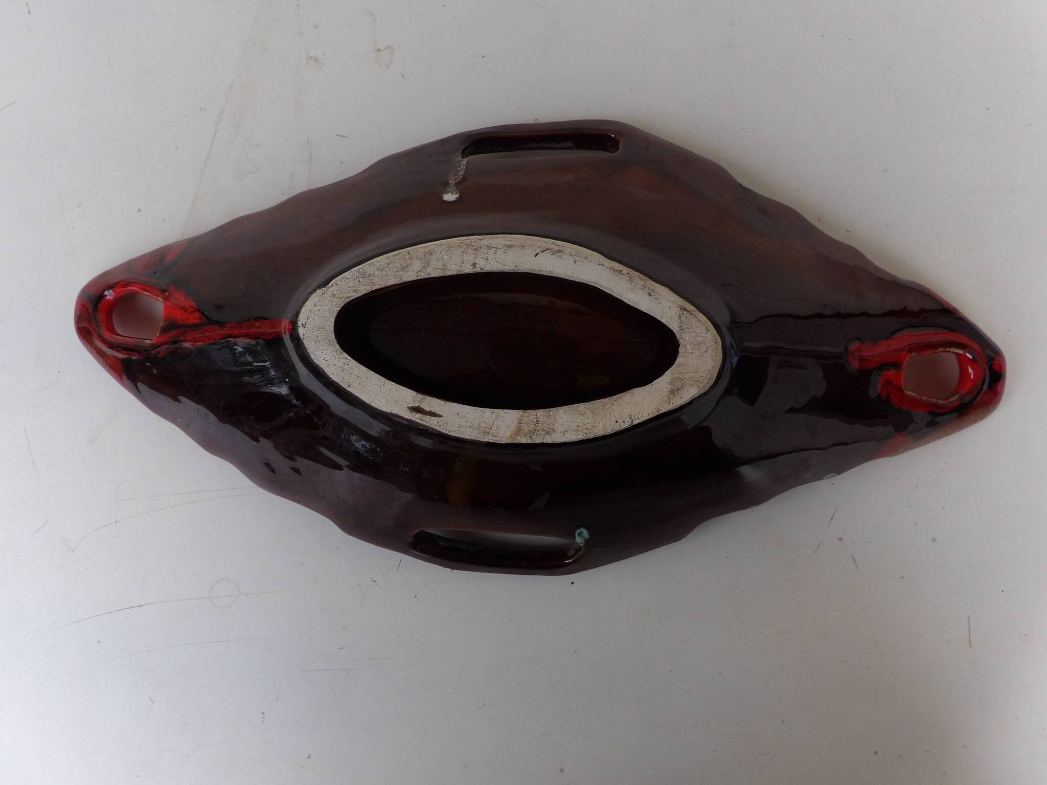 Coupe, centre de table ovale