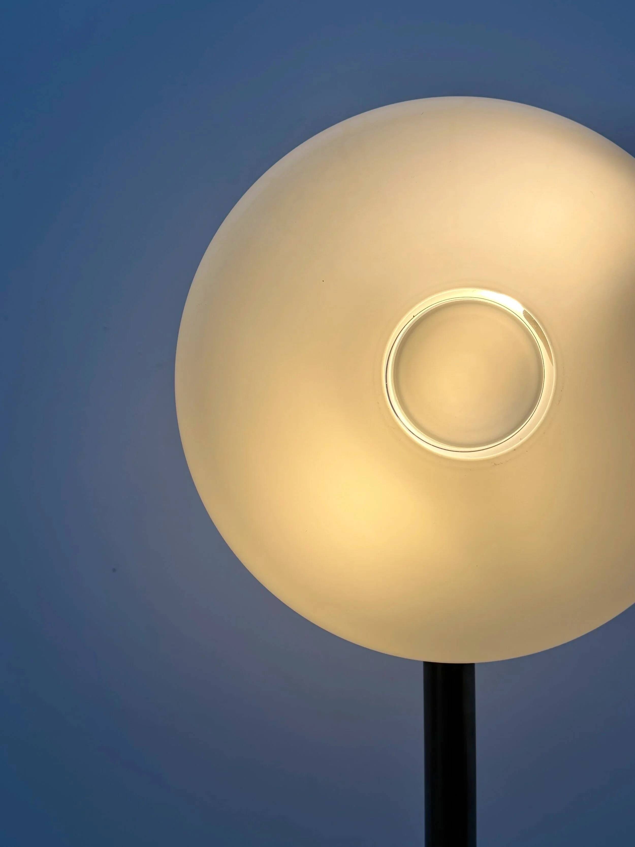 Floor lamp by De Majo in Murano glass and brass, Italy 1960.