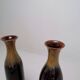 Modern Scandinavian pair of vases/bottles in ceramic by Carl-Harry Stålhane, Sweden.