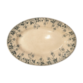 Plat ovale de service E.Bourgeois Paris