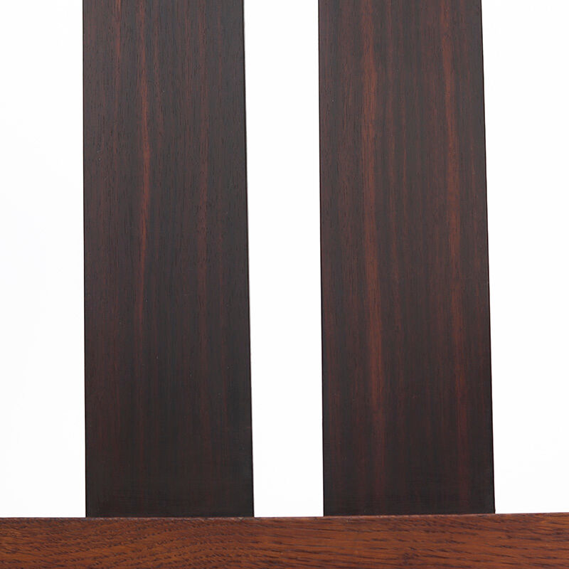 Set Art Deco 1930s Design Oak Armchairs by H.J. Tijsseling