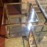 Coffee table and 4 nesting tables