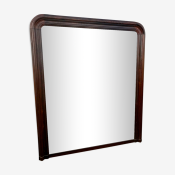 Miroir Louis-Philippe en palissandre 150,5x130 cm