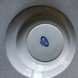 Assiettes creuses en faïence Sarreguemines modèle Yeddo