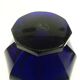 Vase Biedermeier, verre cobalt, République tchèque, 19e siècle