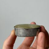 Steel and marble medicine box