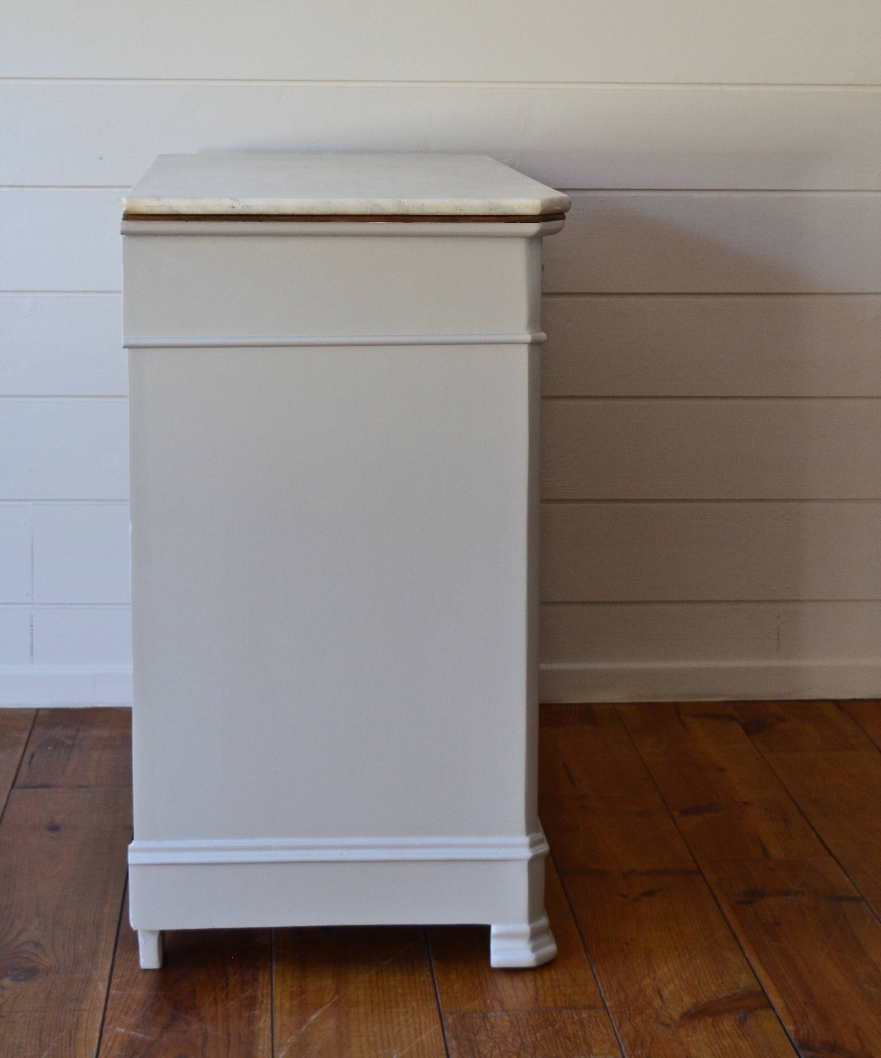 Marble chest of drawers