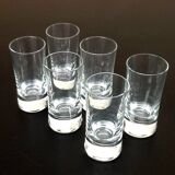 6 verres tube à shot classiques
