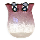 Anzolo Fuga for AVeM rare vase with rings, 1960s