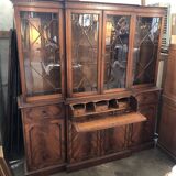 English mahogany bookcase from the early 20th century