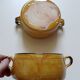 Duo of Vallauris bowls with handles