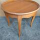 Art Deco style solid wood gueridon coffee table