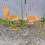 Chaises bois clair