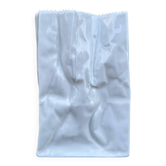 "Paper bag" vase by Tapio Wirkkala, Rosenthal, 1970s.
