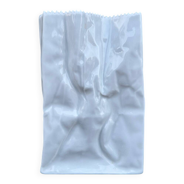 Vase « sac papier » Tapio Wirkkala Rosenthal années 70