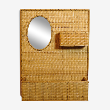 Empty wall pocket and mirror from the 60/70