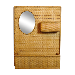 Vide poche mural et miroir