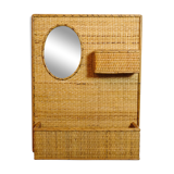 Empty wall pocket and mirror from the 60/70
