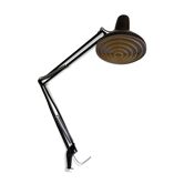 Lamp architect with lampshade in enamelled plate and 2 articulated arms brand ledu