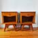 Pair of vintage 1950s bedside tables