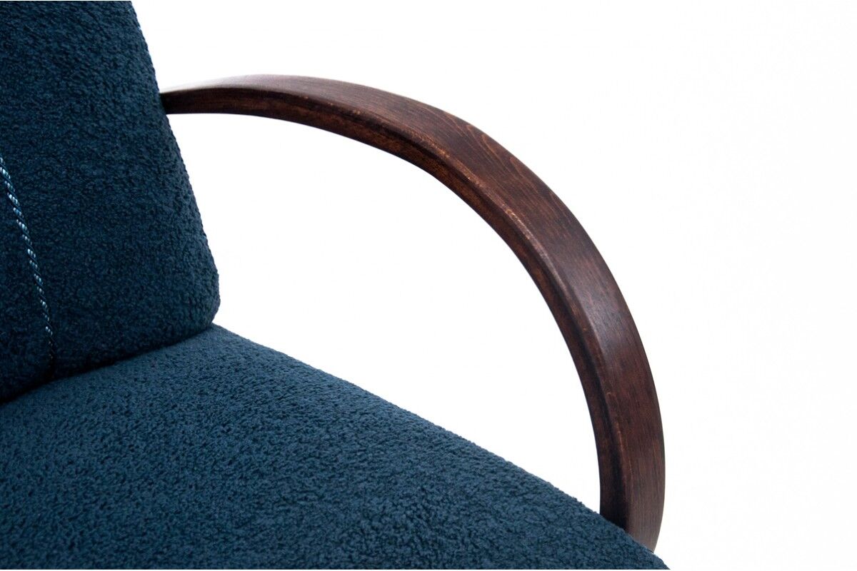 Two H-227 armchairs from the 1930s, designed by J. Halabala, Art Deco style, Czechoslovakia