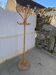 Portemanteau perroquet en rotin 1970