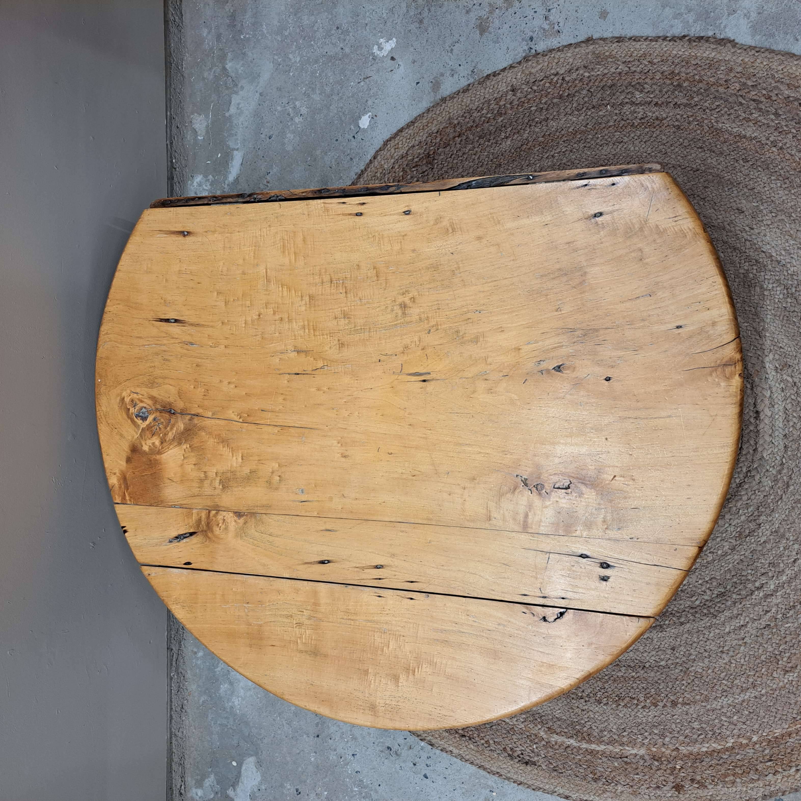 Table basse ronde en bois