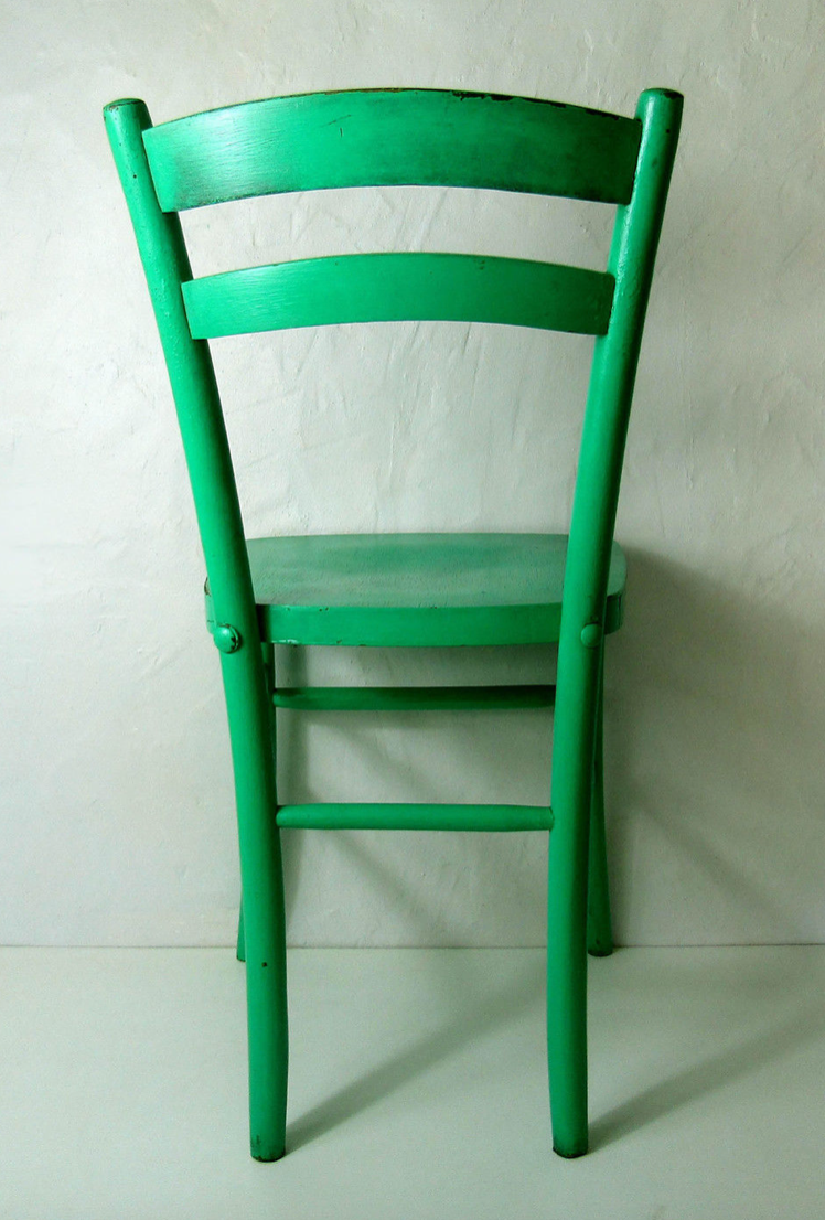 Vintage green chair