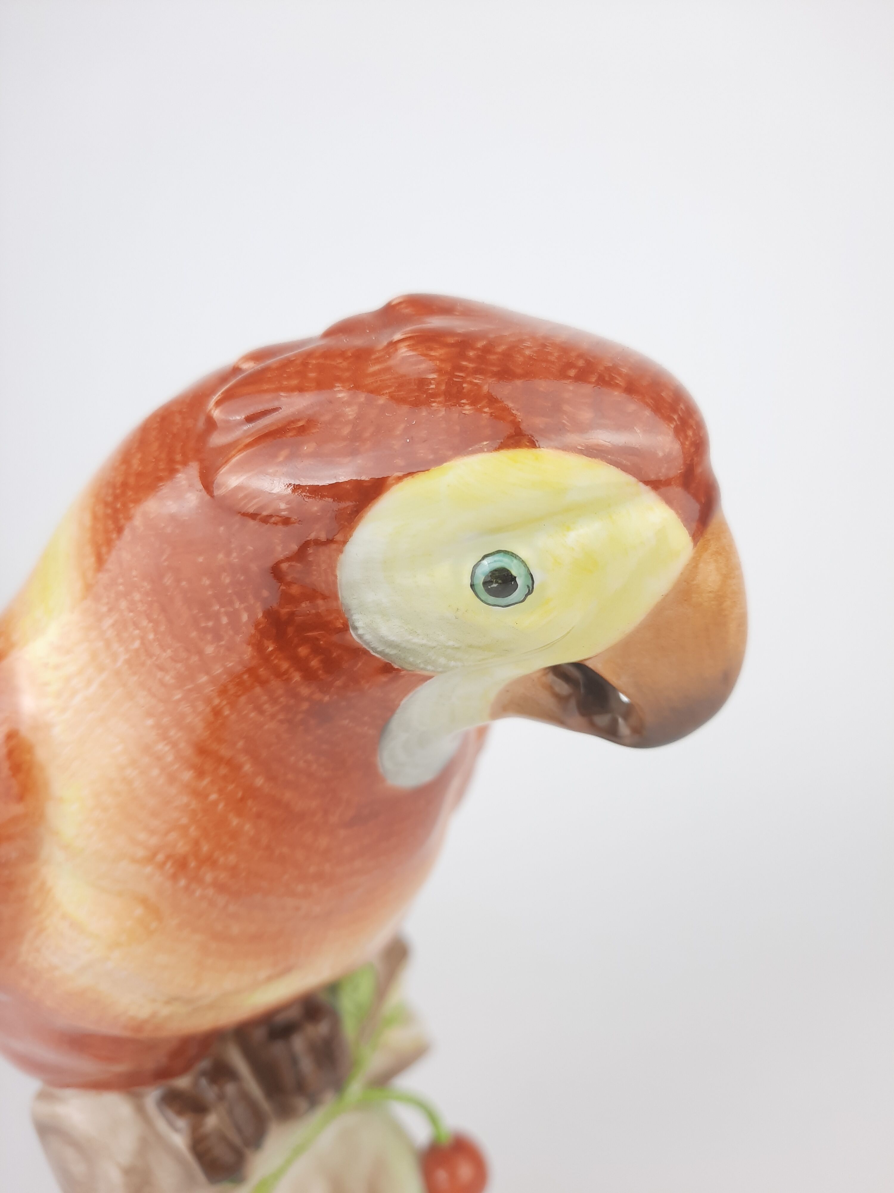 Herend porcelain macaw parrot figurine vintage