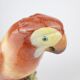 Figurine de perroquet ara en porcelaine Herend vintage