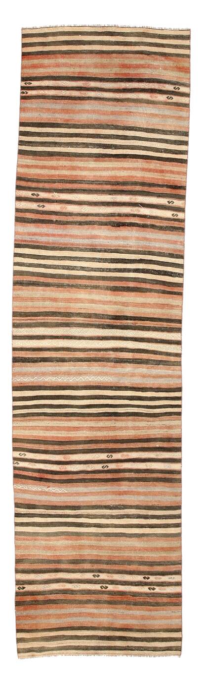 3x10 Rug For Hallway Vintage Kilim Runner Rug, 80x301Cm