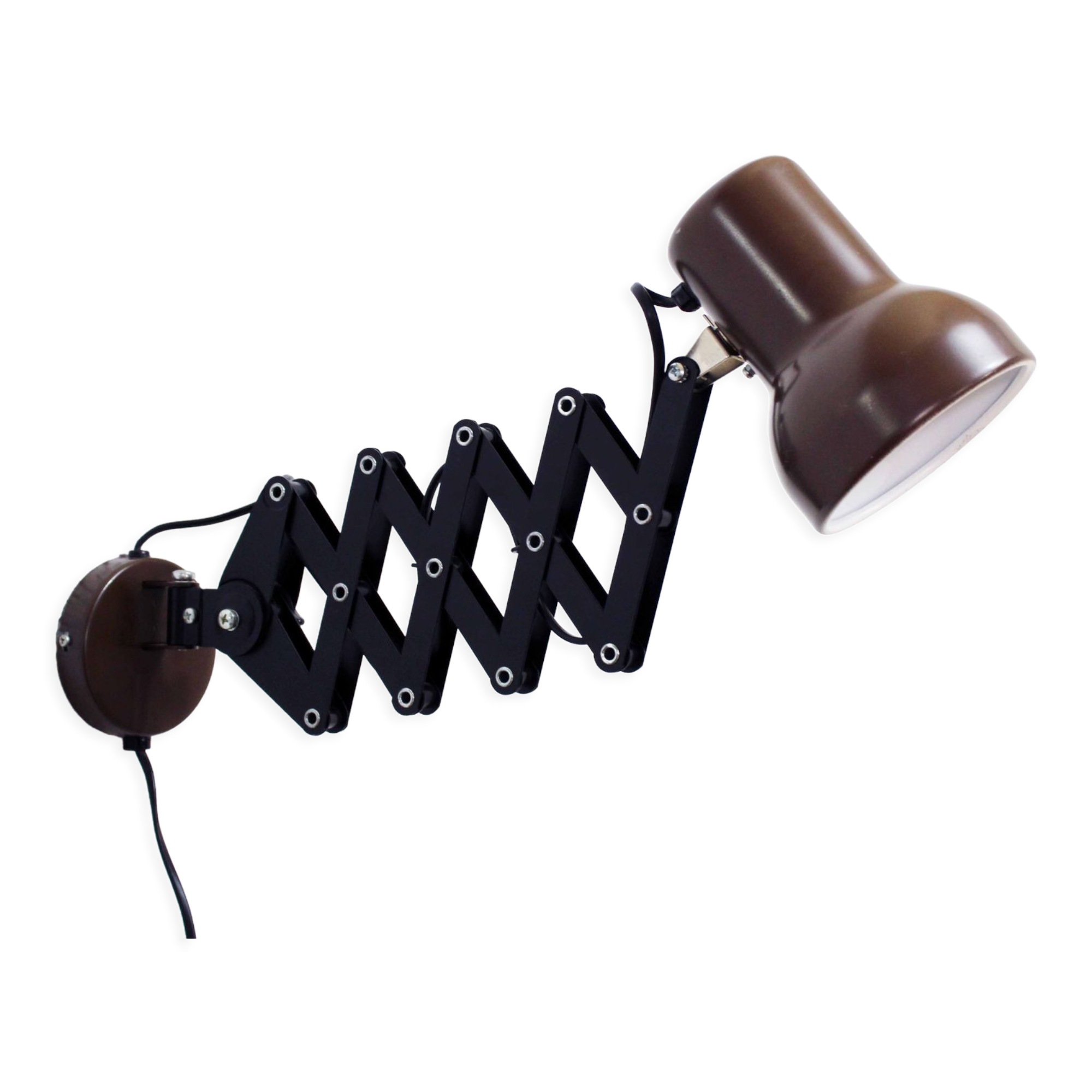 Vintage scissors wall lamp