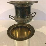 20th century silver metal champagne bucket