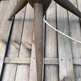 Scandinavian tripod floor lamp in teak from the 60s
