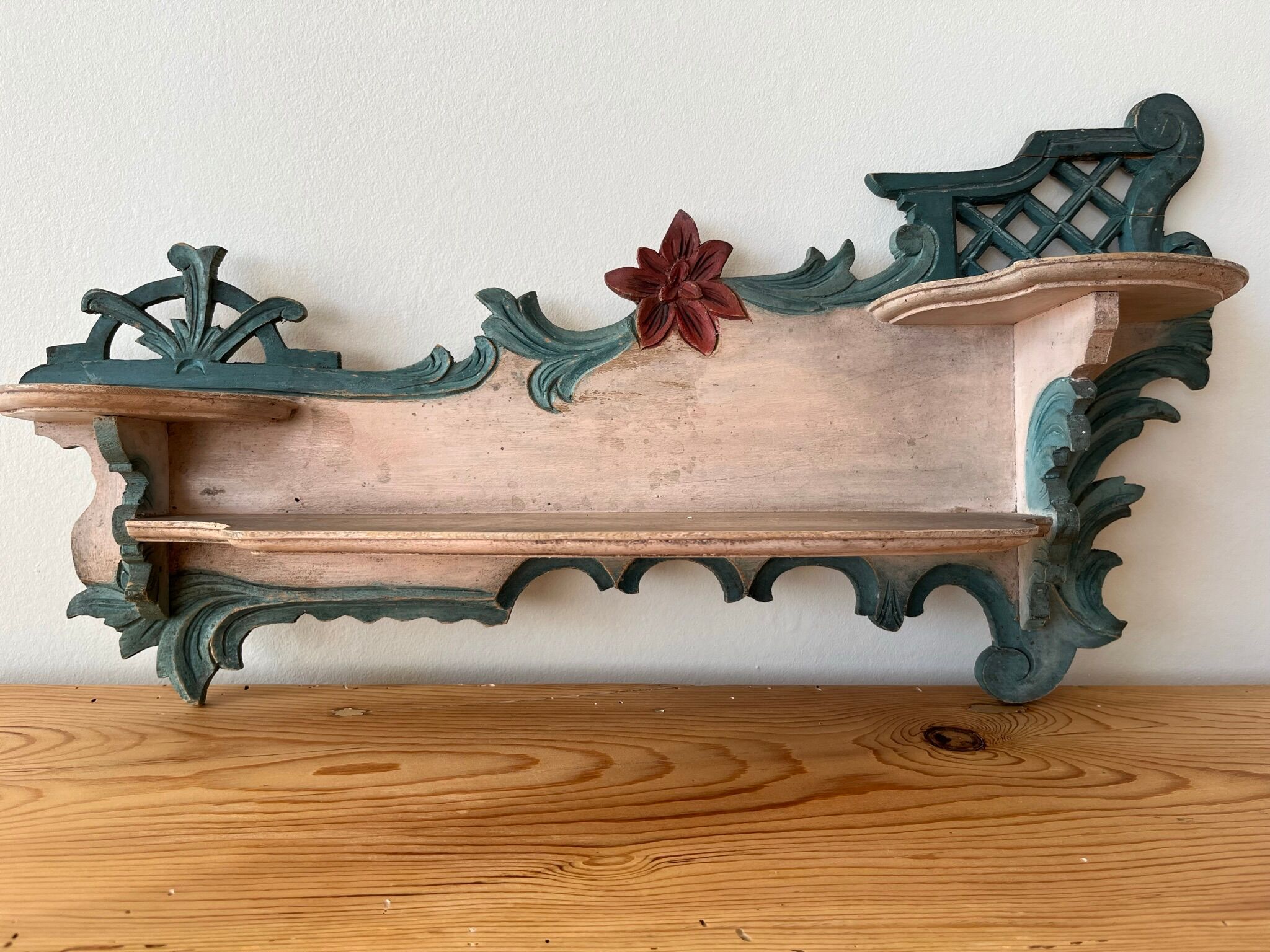 Old wall shelf