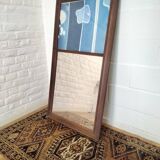 Overmantel mirror abstract decor