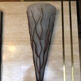 Vintage wrought iron design wall lights with glass paste