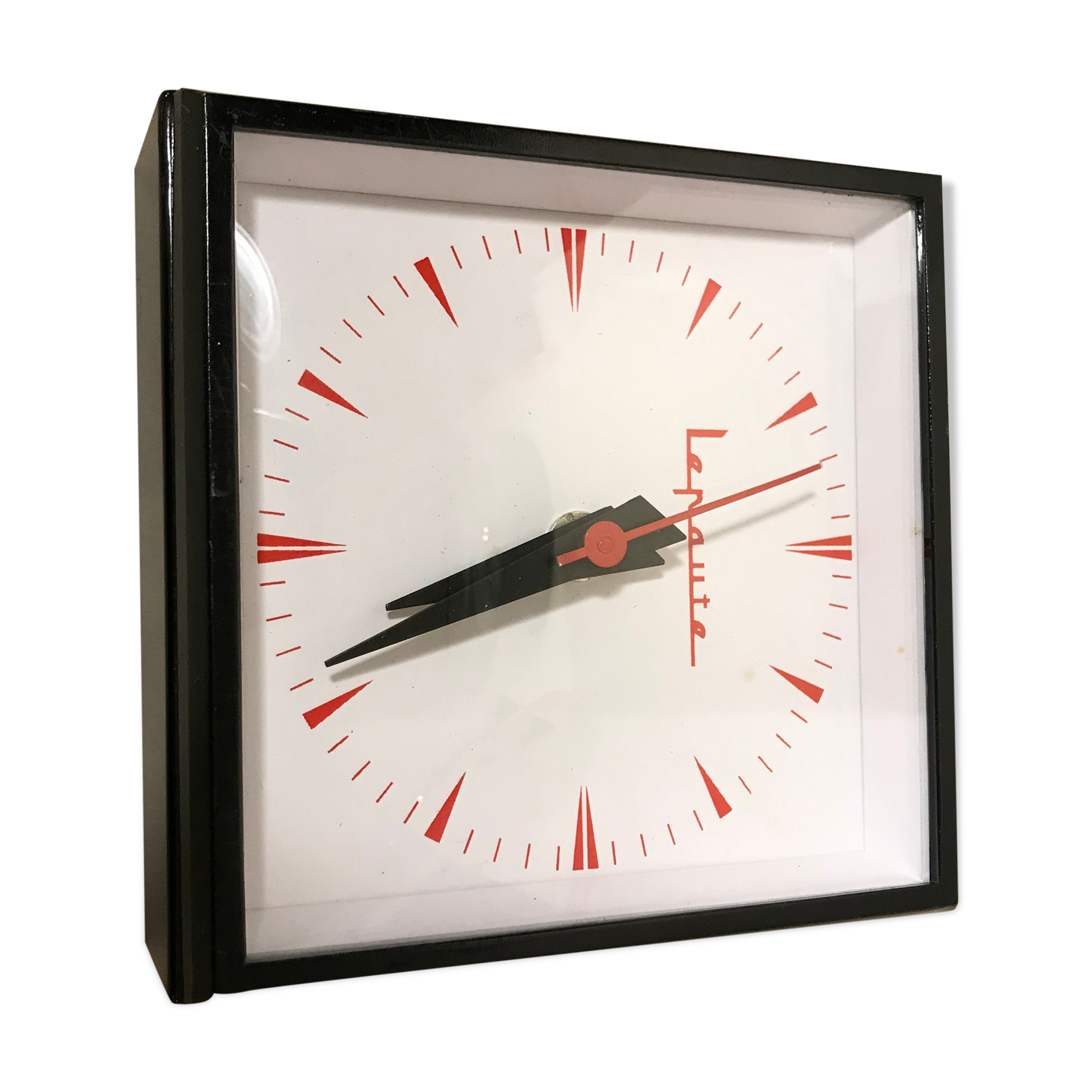 Lepaute industrial lepaute iron chrome clock