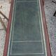 English desk with 2 drawers on green leather